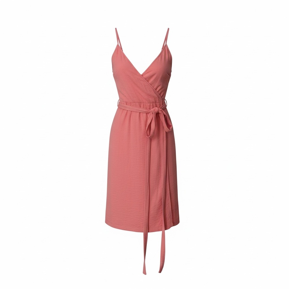 GAP Coral Midi Dress with Tie Waist US14 NWOT